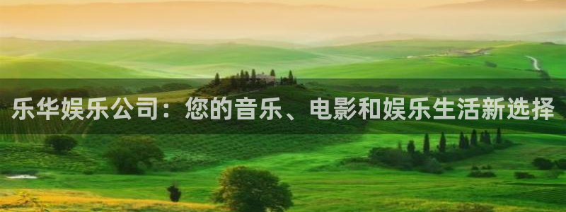 彩虹多多体育app下载：乐华娱乐公司：您的音乐、电影和娱乐生活新选择